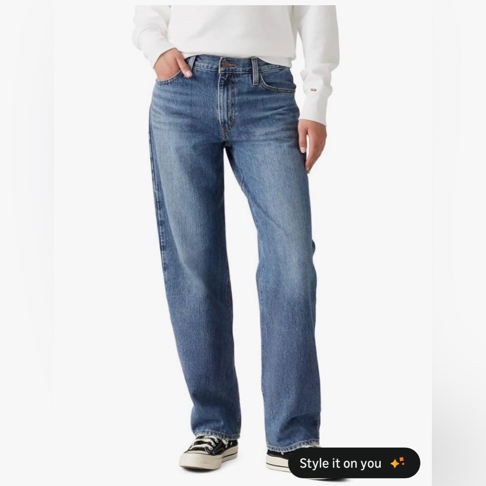 Levi’s 94 Baggy Blue Jeans worn memory wash 26 NWOT